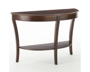 Steve Silver Troy Sofa Table in Medium Brown Cherry Finish