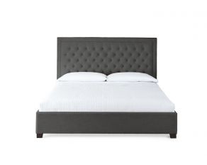 Steve Silver Isadora Upholstered Bed In Grey