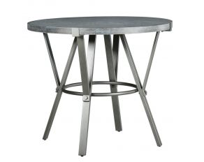 Steve Silver Portland Round Counter Table in Grey