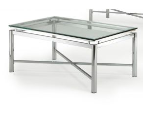 Steve Silver Nove Cocktail Table in Clear