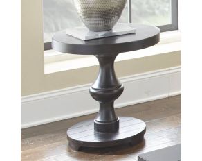 Steve Silver Dory Round End Table in Ebony add-image 1