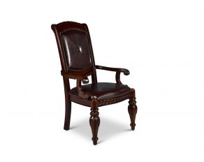 Steve Silver Antoinette Arm Chair in Multi-Step A Warm Brown Cherry - Set of 2