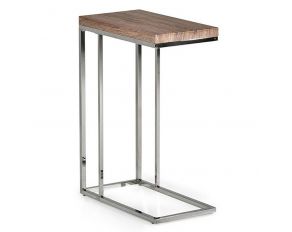 Steve Silver Lucia Chairside End Table, Brown