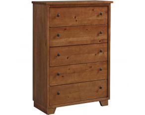 Progressive Furniture Diego Chest in Cinnamon Pine