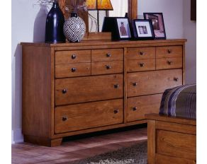 Progressive Furniture Diego Dresser in Cinnamon Pine