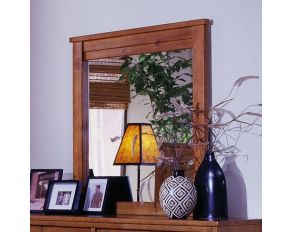 Progressive Furniture Diego Mirror in Cinnamon Pine