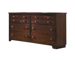 Progressive Furniture Diego Dresser in Espresso Pine