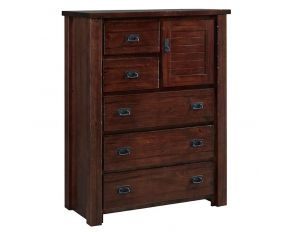 Progressive Furniture Trestlewood Chest in Mesquite Pine