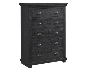 Progressive Furniture Willow Chest in Distressed Black