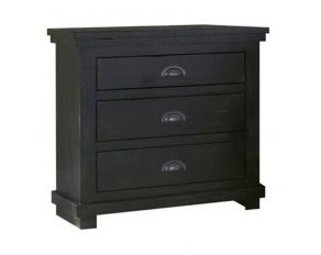 Progressive Furniture Willow Nightstand in Distressed Black