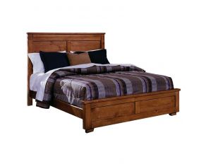 Diego Queen Panel Bed in Cinnamon Pine