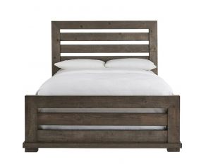 Progressive Furniture Willow Slat Bed in Weathered Grey, Queen