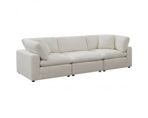 Cloud 9 3 Piece Sectional in Cotton