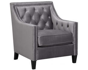 Tiffany Accent Chair in Broadway Metal