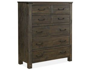 Magnussen Abington Drawer Chest in Weathered Charcoal