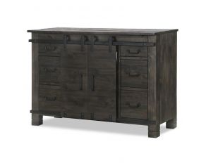 Magnussen Abington Media Chest in Weathered Charcoal