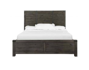 Abington King Panel Bed in Weathered Charcoal