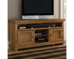 Progressive Furniture Willow 64" Console in Distressed Pine