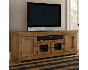 Progressive Furniture Willow 74" Console in Distressed Pine