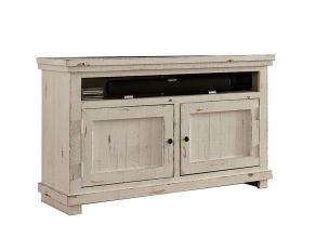 Progressive Furniture Willow 54" Console in Distressed White