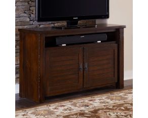 Progressive Furniture Trestlewood 54" Console in Mesquite Pine