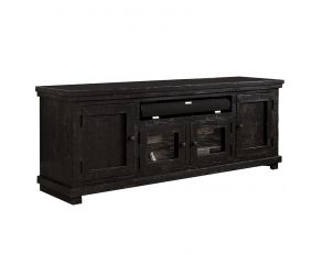 Progressive Furniture Willow 74" Console in Distressed Black