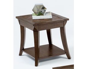 Progressive Furniture Appeal l Rectangular End Table in Dark Poplar