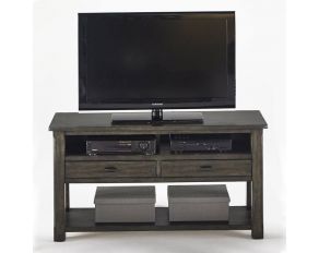 Progressive Furniture Crossroads Entertainment Console in Smokey Grey