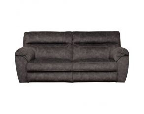 Sedona Power Headrest Lay Flat Reclining Sofa in Smoke