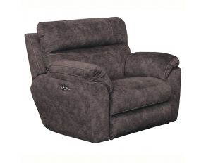 Sedona Power Lay Flat Recliner with Power Headrest in Smoke