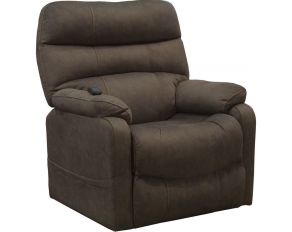 Buckley Power Lift Recliner in Chocolate