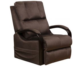 Chandler Power Lift Recliner with Heat and Massage in Walnut