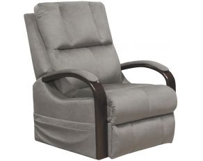 Chandler Power Lift Recliner with Heat and Massage in Aluminum