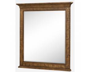 Bay Creek Landscape Mirror in Toasted Nutmeg