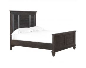 Magnussen Home Calistoga Queen Shutter Panel Bed in Weathered Charcoal