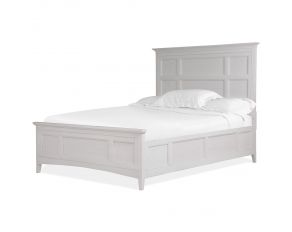 Heron Cove Queen Panel Bed in Chalk White