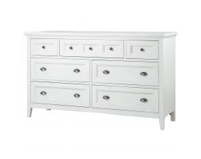 Heron Cove Drawer Dresser in Chalk White