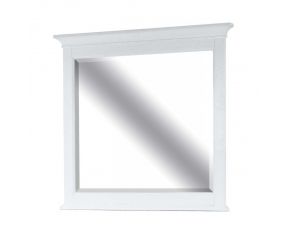 Heron Cove Landscape Mirror in Chalk White