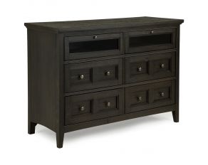 Westley Falls Media Chest in Graphite