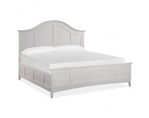 Heron Cove Queen Arched Bed in Chalk White