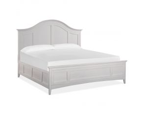 Heron Cove King Arched Bed in Chalk White
