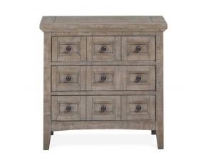 Paxton Place Drawer Nightstand in Dovetail Grey