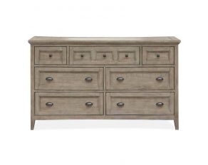 Paxton Place Drawer Dresser in Dovetail Grey