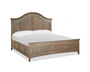 Paxton Place King Arched Bed in Dovetail Grey