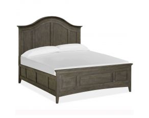 Paxton Place California King Arched Bed in Dovetail Grey