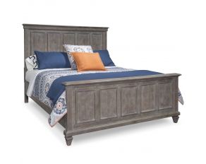Lancaster California King Panel Bed in Dovetail Grey
