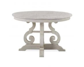 Bronwyn 48 inch Round Dining Table in Alabaster