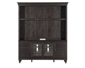 Calistoga Console with Hutch in Weathered Charcoal