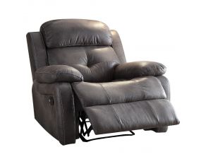 Acme Furniture Ashe Recliner in Gray