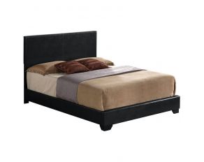 Acme Furniture Ireland III Upholstered Bed in Black Pu, King